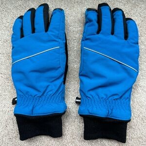 Lands' End Women's Squall Winter Gloves blue Size Large (Excellent condition)